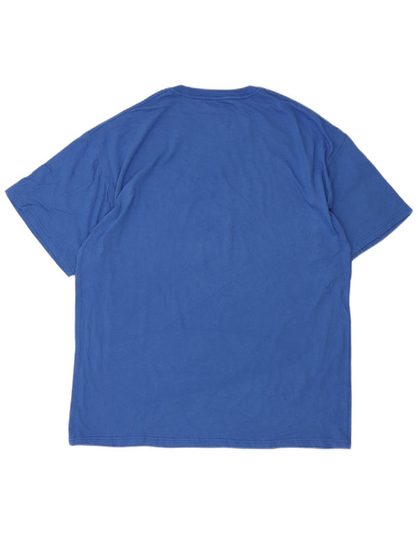 Champion Ανδρικό γραφικό T-Shirt Top XL Μπλε βαμβακερό