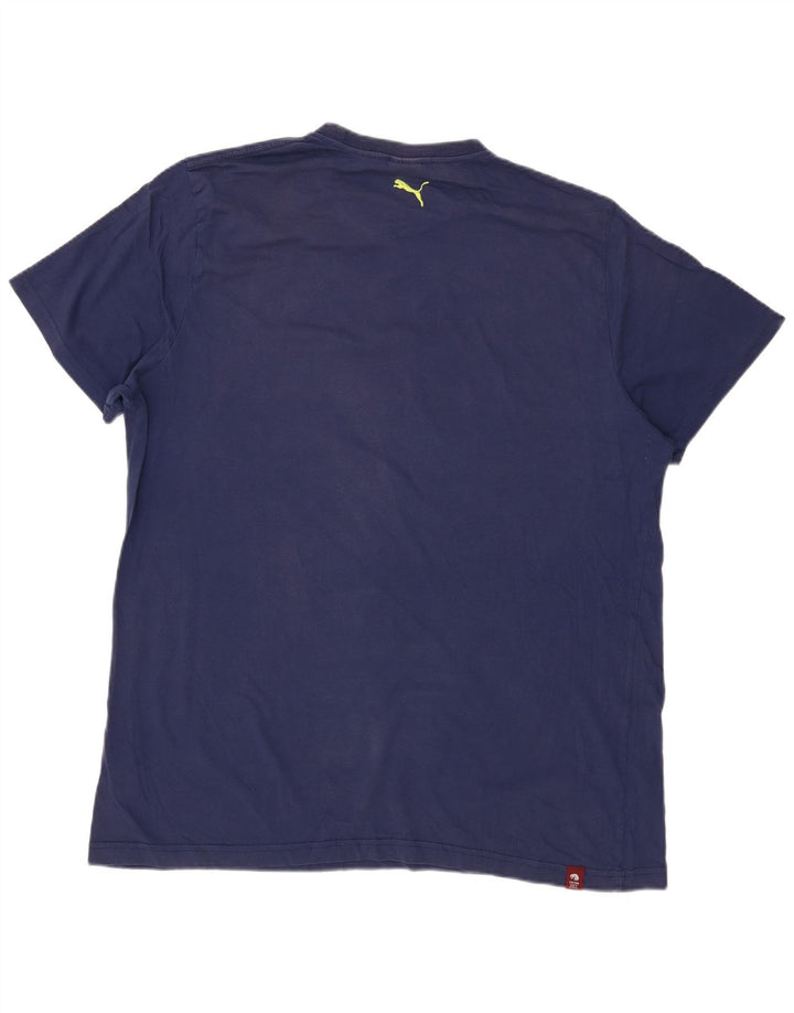 Ανδρικό γραφικό T-Shirt Puma Top 2XL Navy Blue