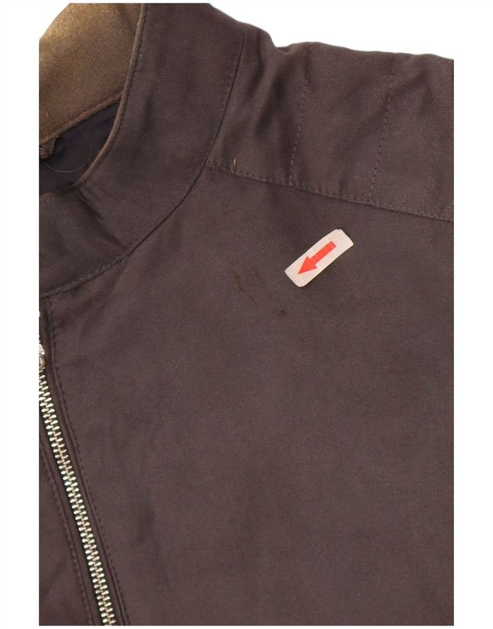 Marks & Spencer Ανδρικό μπουφάν Bomber UK 46 3XL Grey Polyester