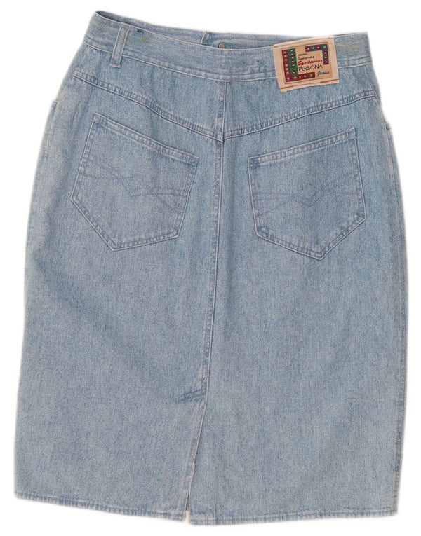 Persona Γυναικεία Τζιν Φούστα Μέγεθος 21 Medium W30 Μπλε Βαμβακερή