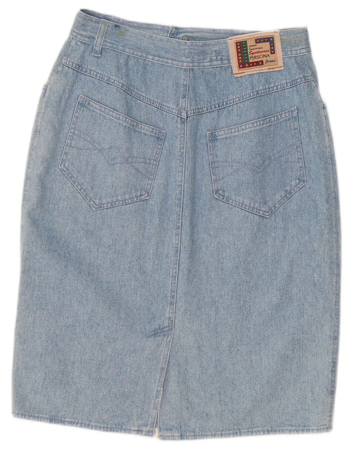 Persona Γυναικεία Τζιν Φούστα Μέγεθος 21 Medium W30 Μπλε Βαμβακερή