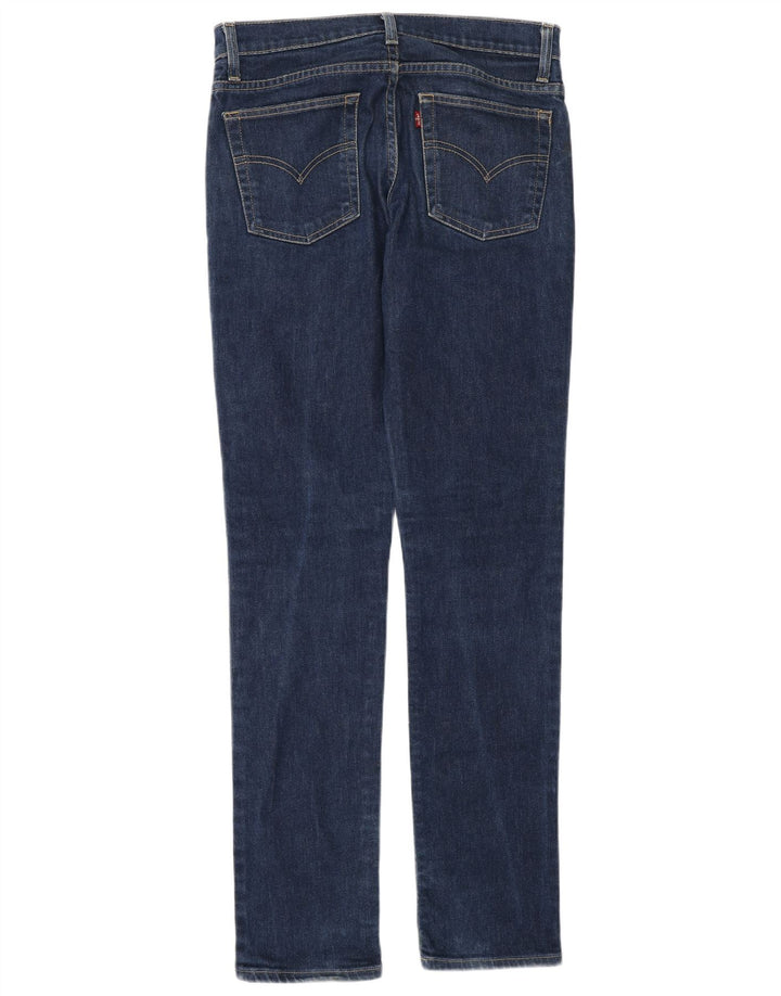 Γυναικείο Slim Jeans Levi's W28 L34 Navy Blue Cotton