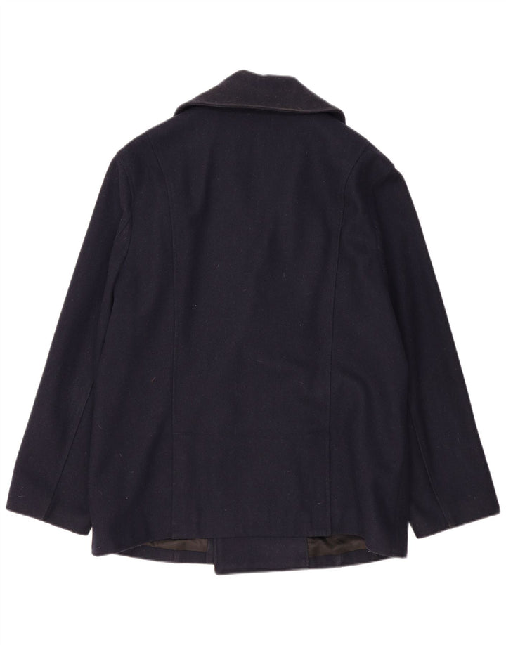 Guess Ανδρικό παλτό μπιζελιού UK 44 2XL Navy Blue Wool