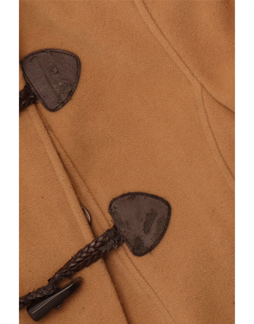 Γυναικείο στρατιωτικό μπουφάν με κουκούλα LAURA ASHLEY UK 14 μεγάλο καφέ μαλλί