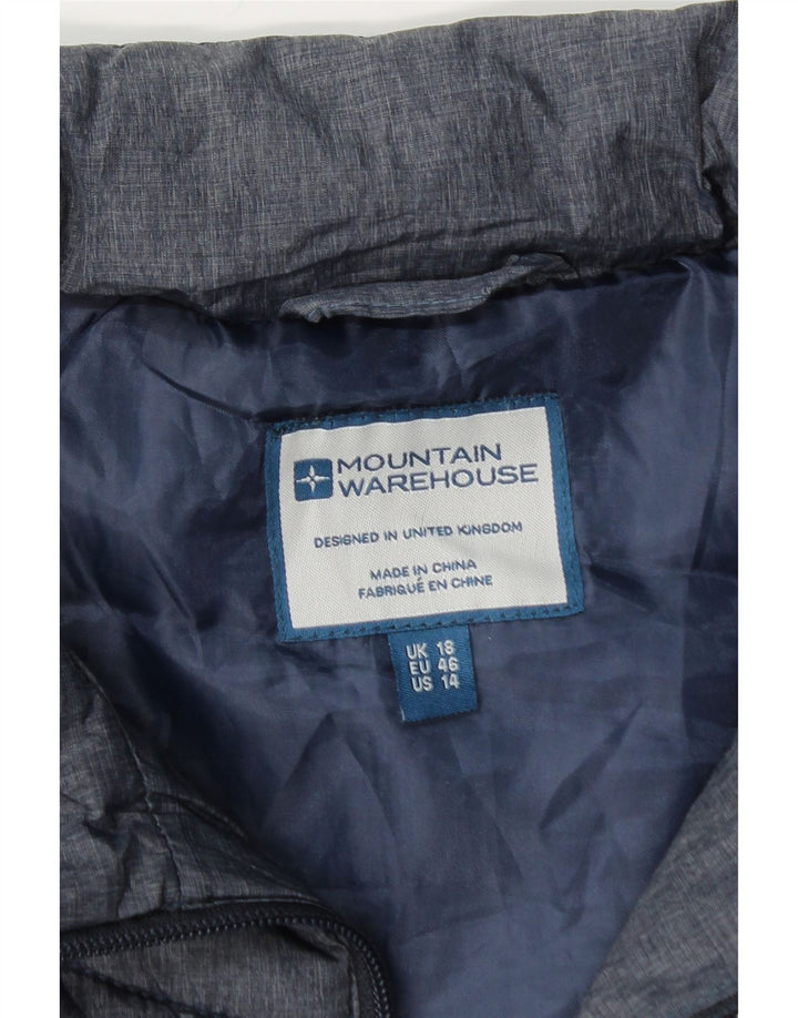 Mountain Warehouse Γυναικεία padded Gilet UK 18 XL Navy Blue Polyester