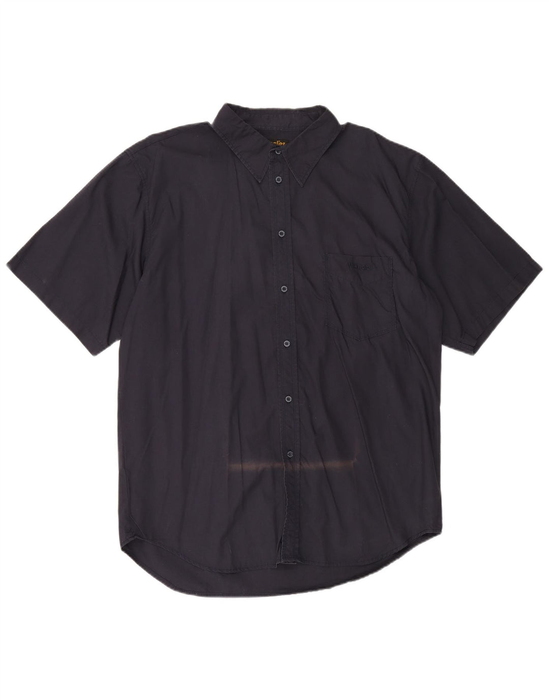 Ανδρικό κοντομάνικο πουκάμισο Wrangler 2XL Navy Blue βαμβακερό