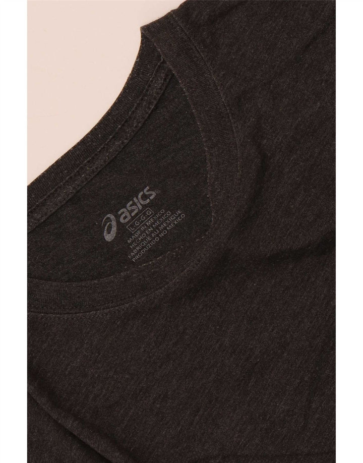 Ανδρικό γραφικό μπλουζάκι Asics Top Large Grey