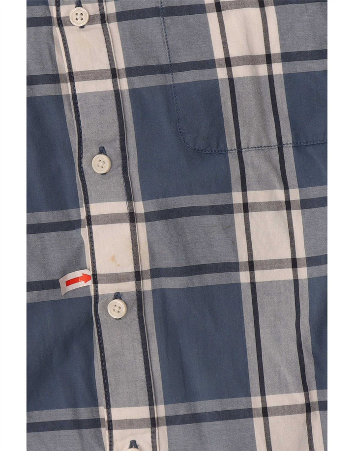 Vans Ανδρικό κοντομάνικο πουκάμισο Classic Fit XS Blue Check