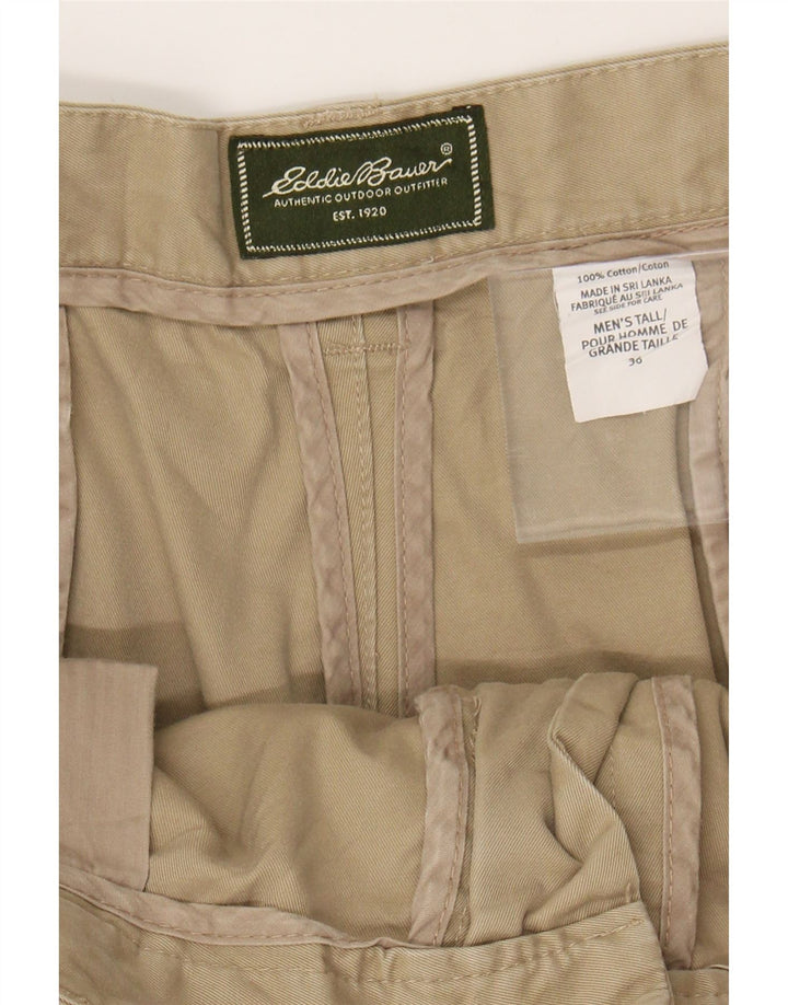 EDDIE BAUER Mens Chino Shorts W36 Large  Beige Cotton Vintage Eddie Bauer and Second-Hand Eddie Bauer from Messina Hembry 