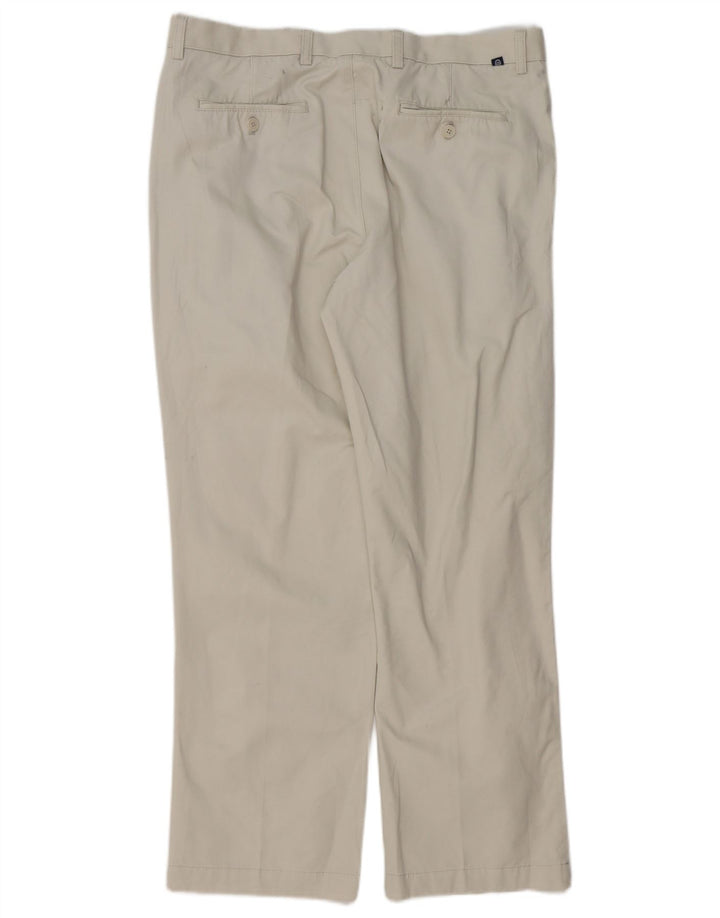 Ανδρικό παντελόνι Chino CHAPS W36 L30 Λευκό βαμβακερό