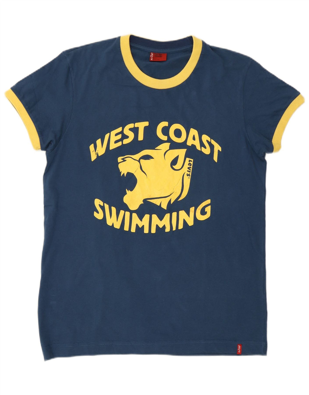 Ανδρικό γραφικό T-Shirt Levi's Top μεσαίο μπλε βαμβακερό