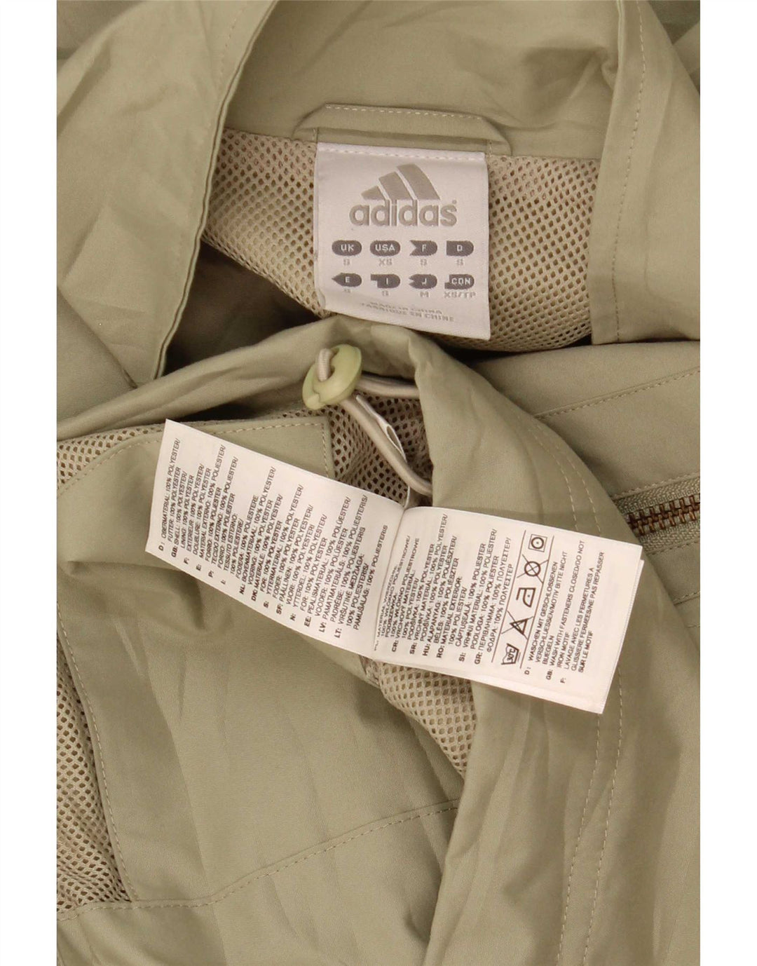 Adidas Ανδρικό Bomber Jacket UK 36 Small Green Polyester