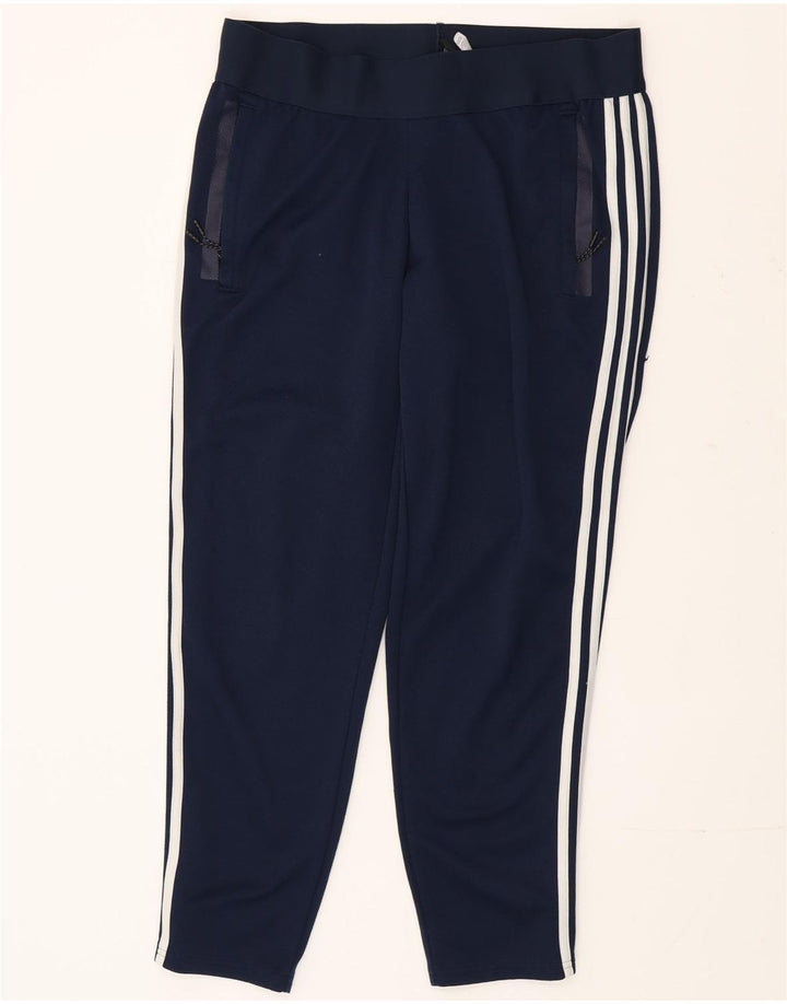 Γυναικεία αθλητική φόρμα Adidas Παντελόνι UK 16/18 Large Navy Blue Polyester