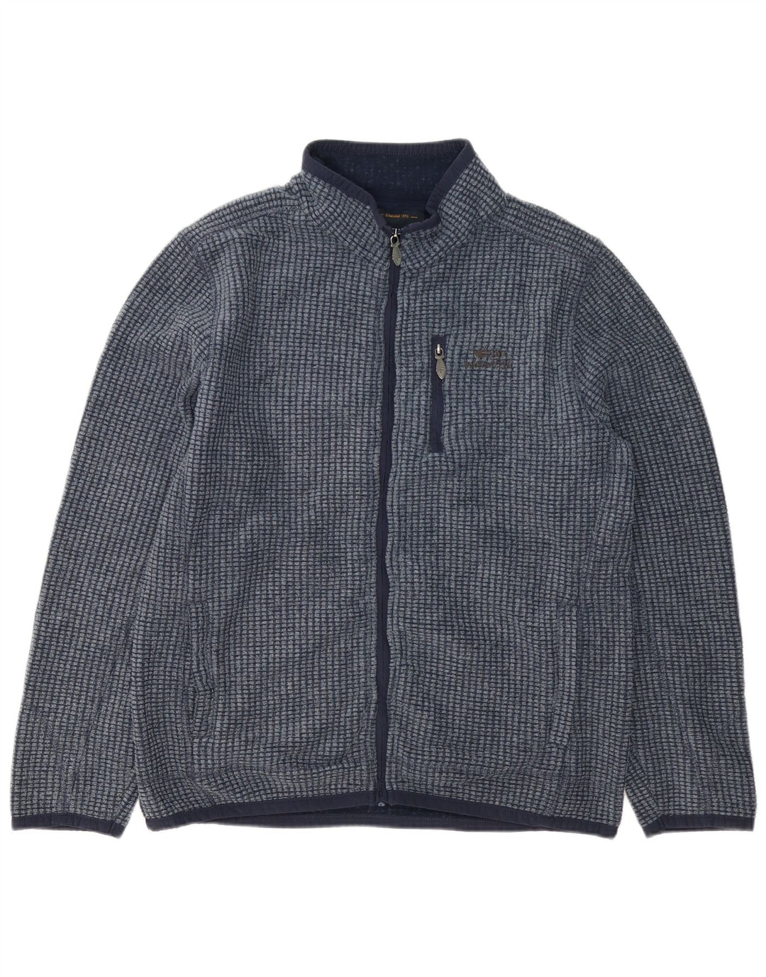 Weird Fish Mens Fleece Jacket Large Navy Blue Polyester