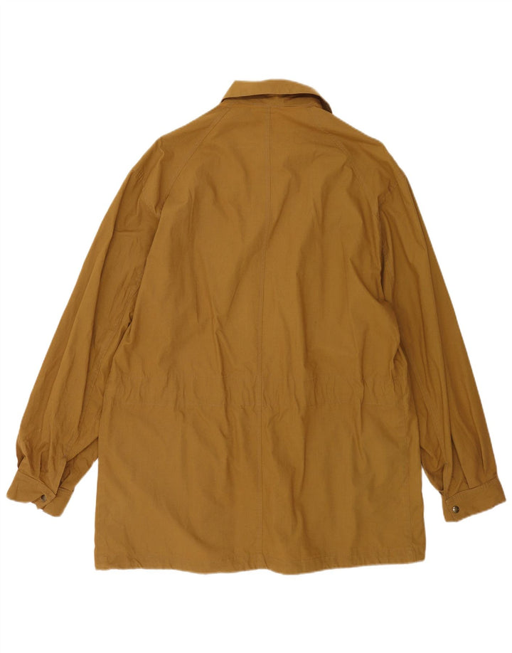 Vintage Mens Utility Jacket UK 38 Medium Beige Βαμβακερό