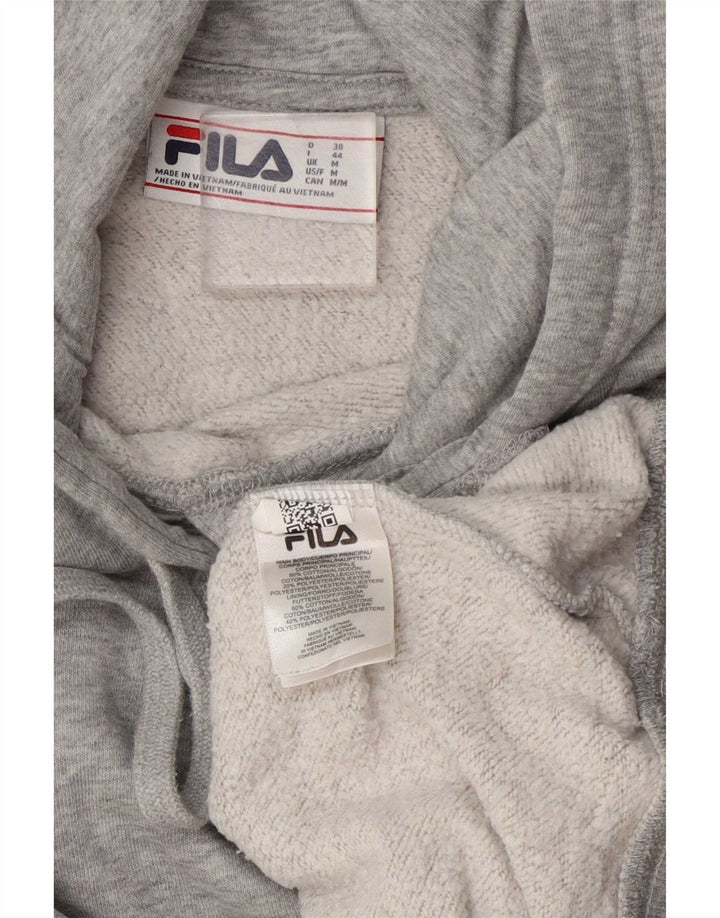 Fila Γυναικείο Hoodie Jumper UK 14 Βαμβακερό μεσαίο γκρι