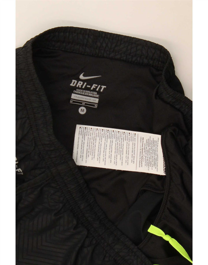 Γυναικείο αθλητικό σορτς Nike Dri Fit UK 14 μεσαίο μαύρο πολυεστέρας Chevron