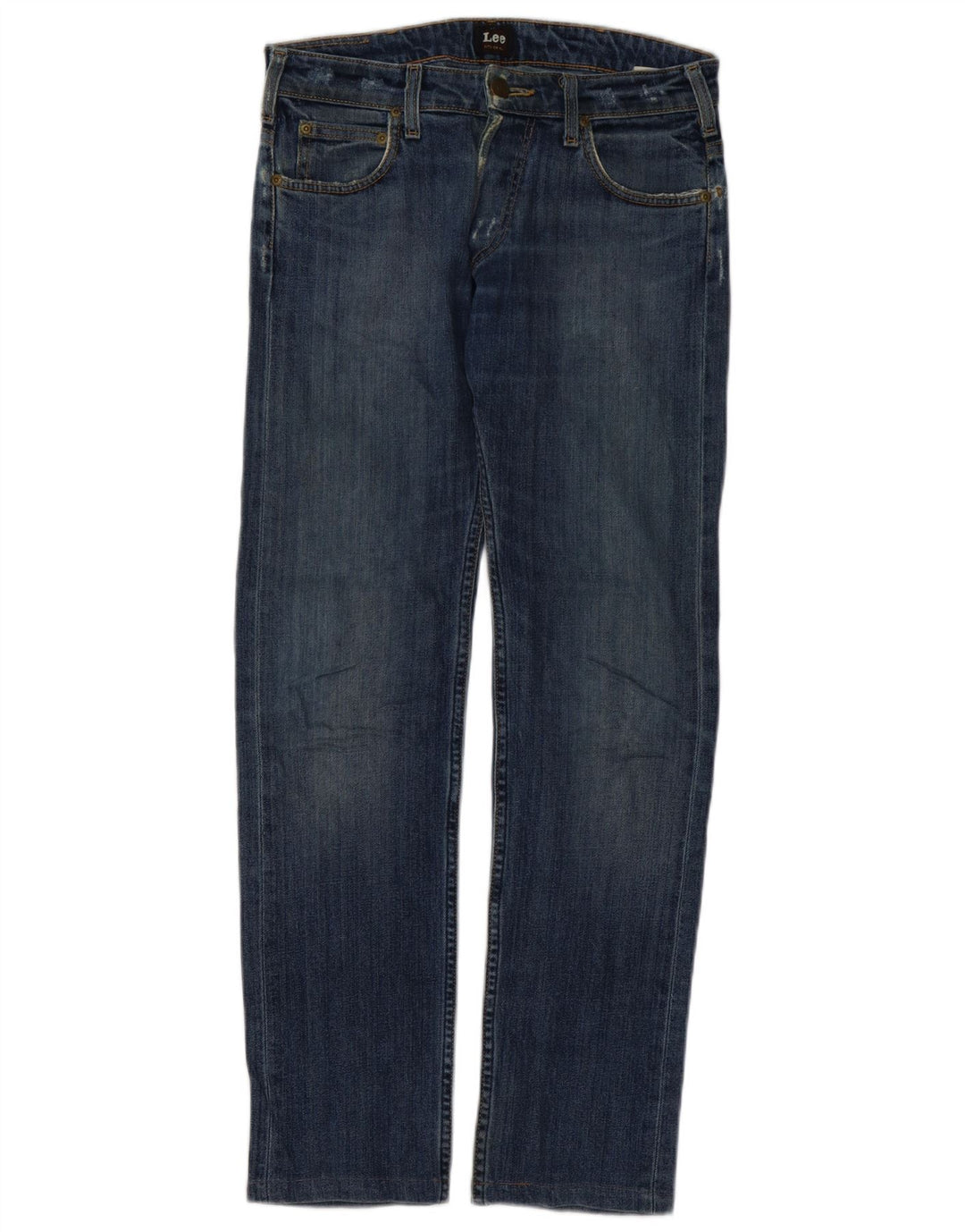 Lee Mens Powell Slim Jeans W29 L30 Blue Cotton