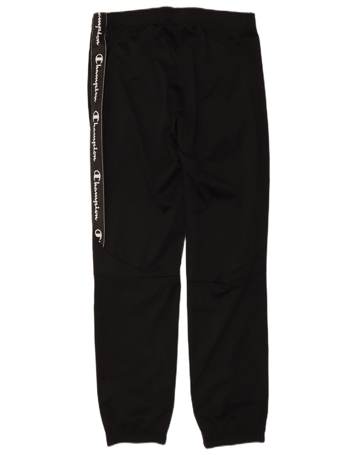 CHAMPION Ανδρικά γραφικά αθλητικά παντελόνια Joggers μεγάλο μαύρο πολυεστέρα