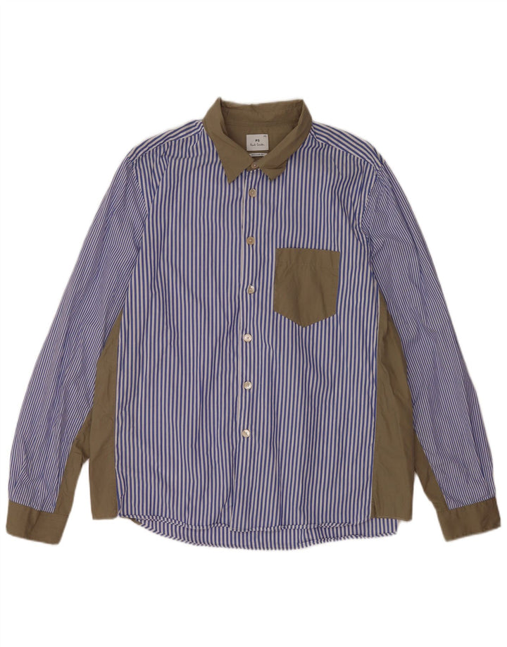 Paul Smith Ανδρικό πουκάμισο κανονικής εφαρμογής 2XL Μπλε χρώματος βαμβακερό