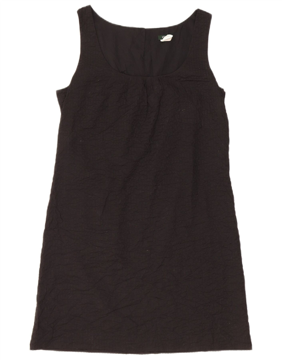 J. Crew Γυναικείο Αμάνικο Φόρεμα A-Line US 6 Μεσαίο μαύρο βαμβακερό