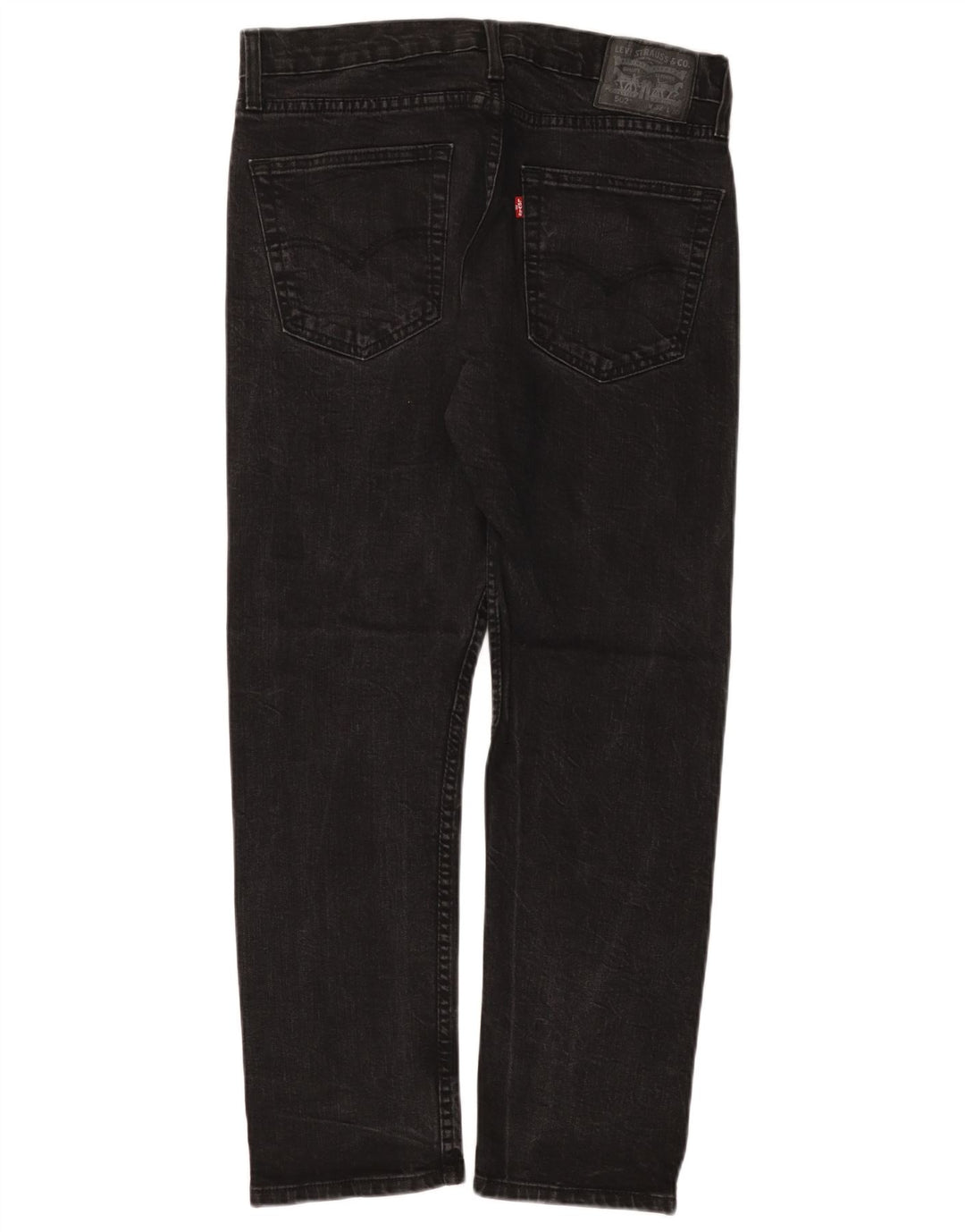 Ανδρικό LEVI'S 502 Tapered Jeans W32 L30 Μαύρο βαμβακερό