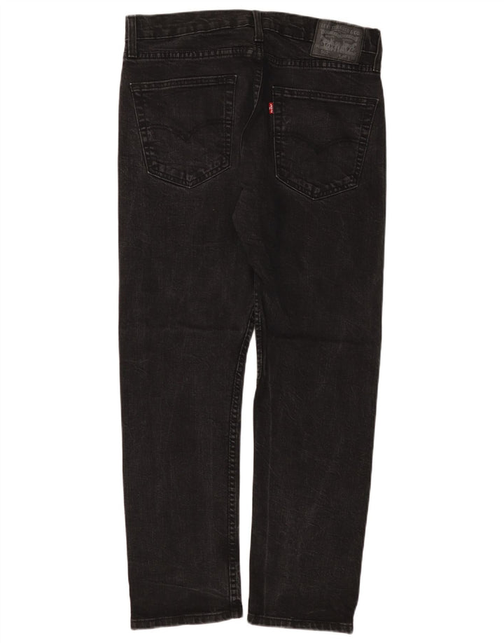 Ανδρικό LEVI'S 502 Tapered Jeans W32 L30 Μαύρο βαμβακερό