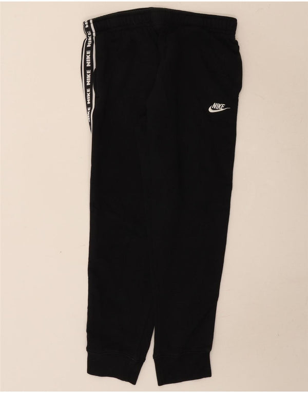 Ανδρική φόρμα γυμναστικής γραφική Nike, Joggers, μεσαίο μαύρο βαμβακερό