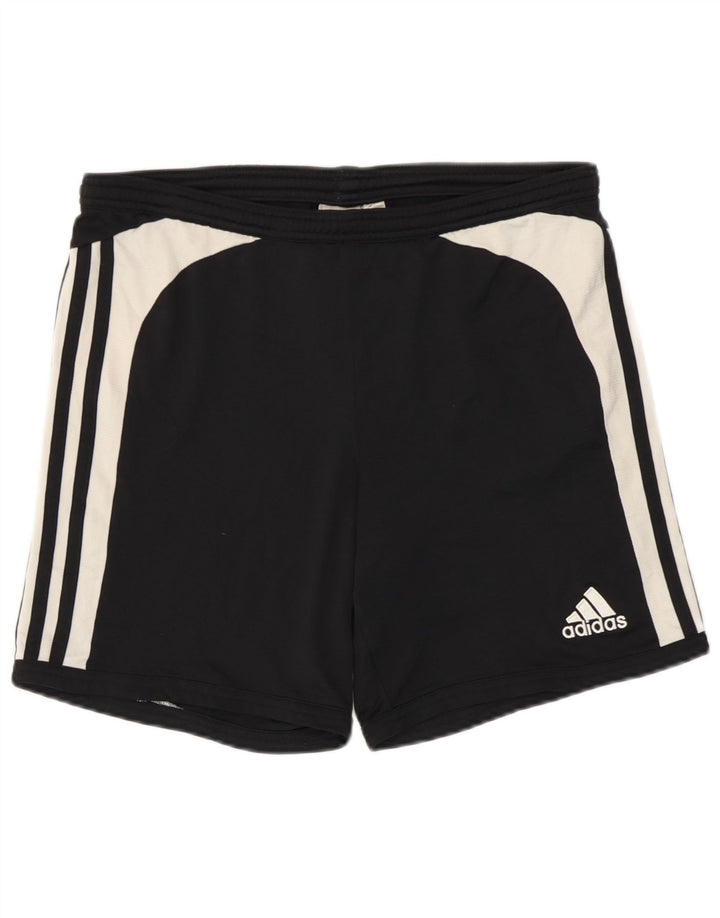 Ανδρικό αθλητικό σορτς Adidas, μεσαίο μαύρο χρώμα, πολυεστέρας