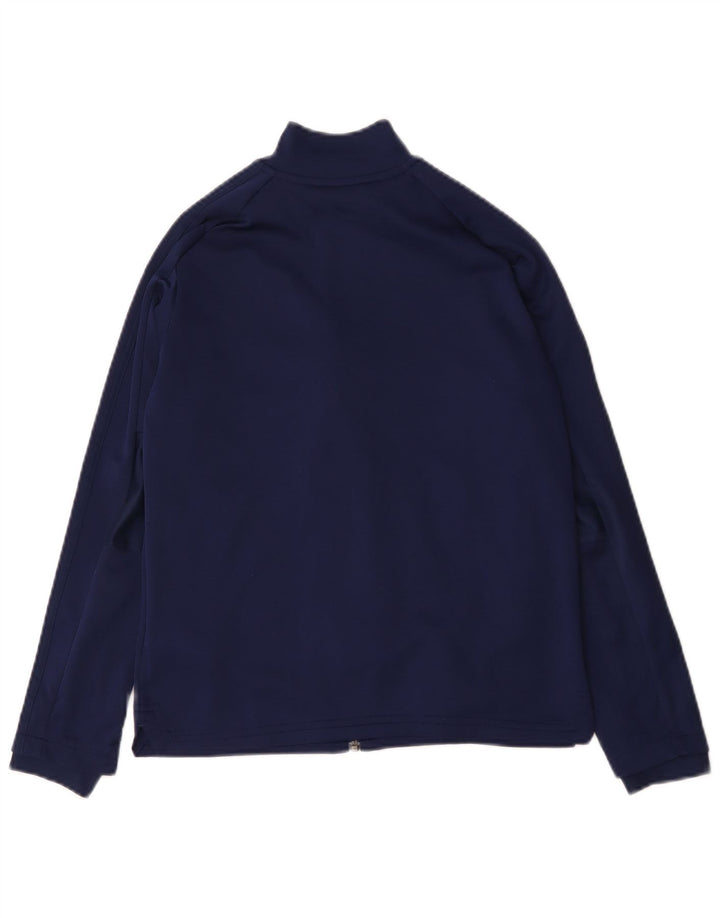 Adidas Boys αθλητική φόρμα Top Jacket 11-12 Years Navy Blue Polyester