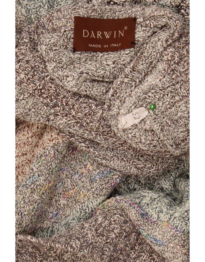 Ανδρικό πουλόβερ Darwin Crew Neck Jumper Μέγεθος 52 Μεγάλο πολύχρωμο ριγέ