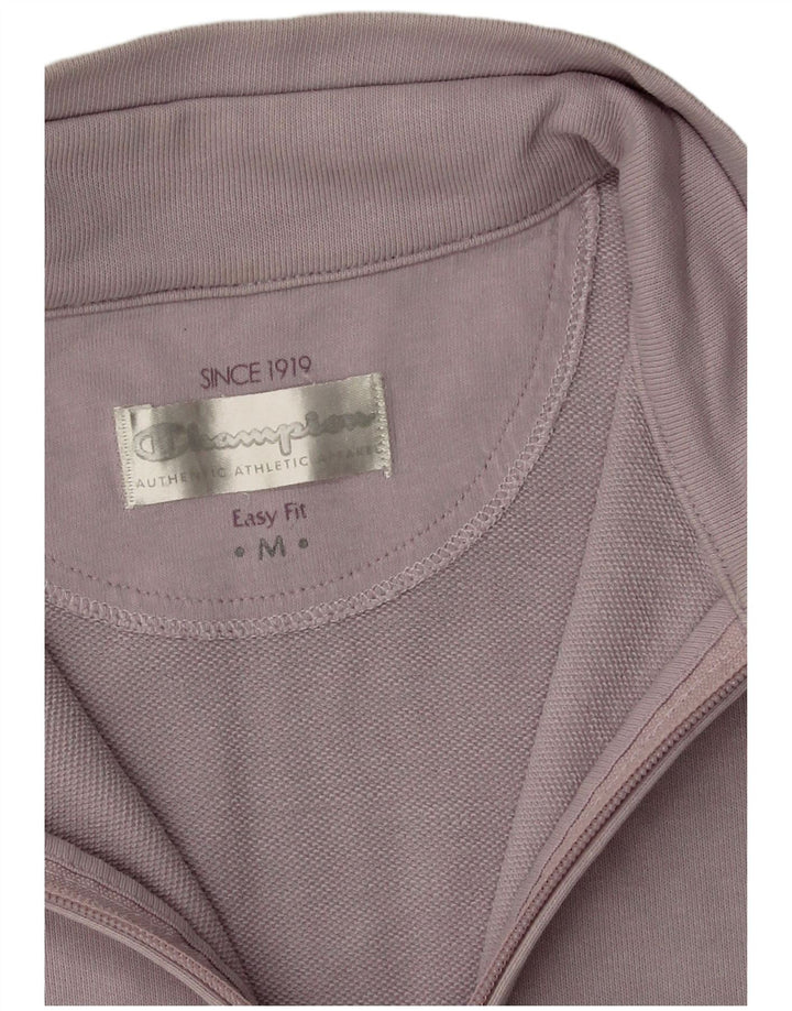 Champion Womens Easy Fit Top Jacket UK 14 Medium Purple