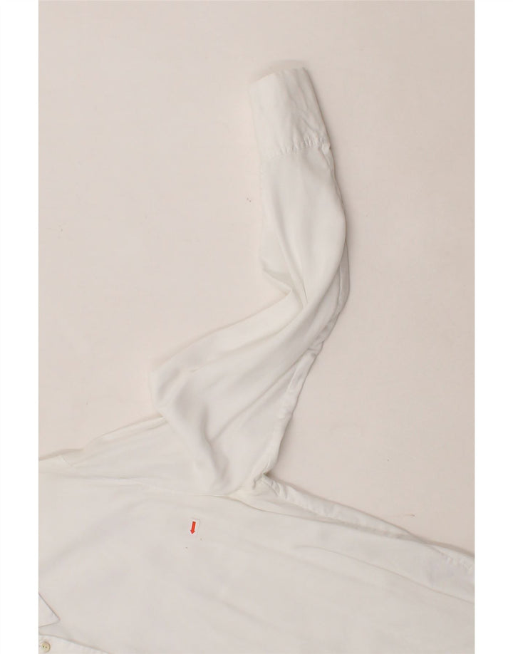 MASSIMO DUTTI Γυναικείο πουκάμισο EU 38 Small White Lyocell