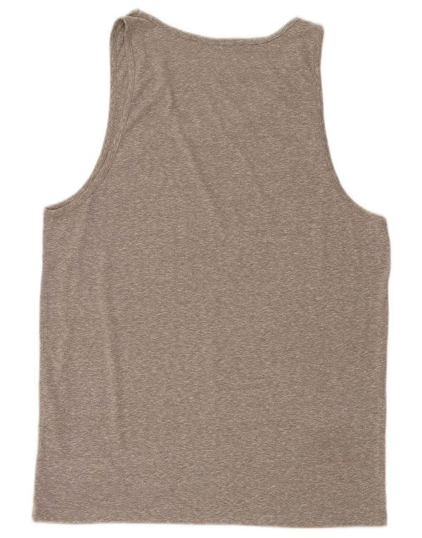 Jack & Jones Ανδρικό T-Shirt Top Large Grey Flecked Polyester