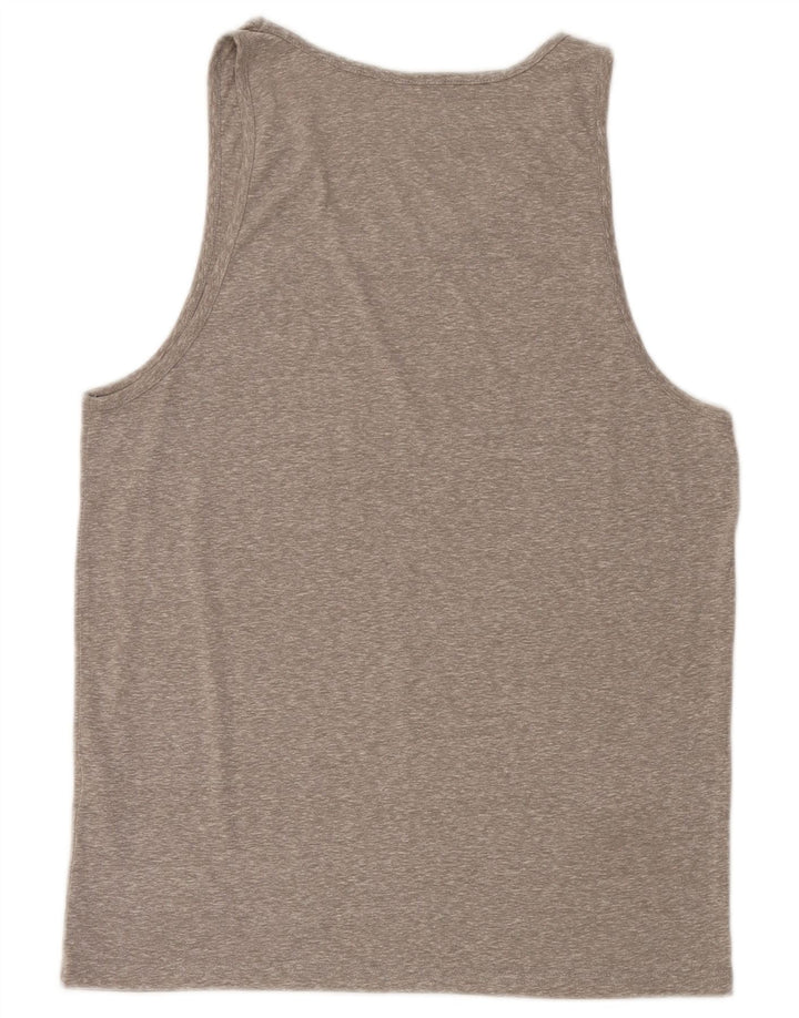 Jack & Jones Ανδρικό T-Shirt Top Large Grey Flecked Polyester