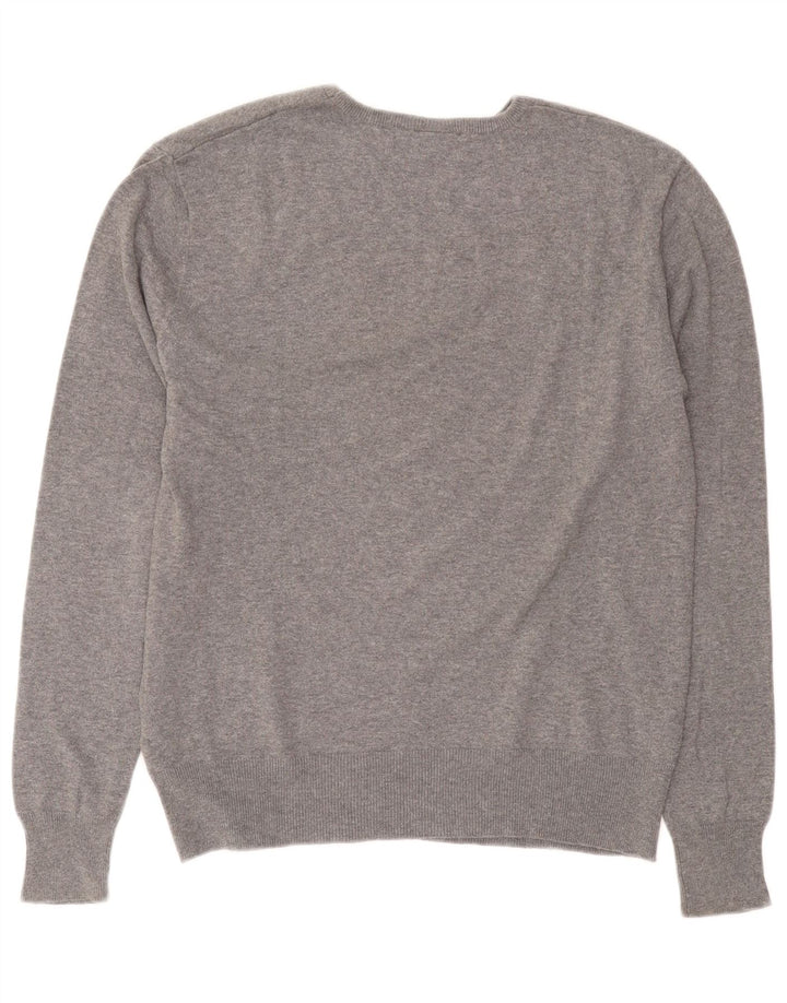 Ανδρικό πουλόβερ Fila Boat Neck Jumper Μικρό Γκρι Βαμβακερό