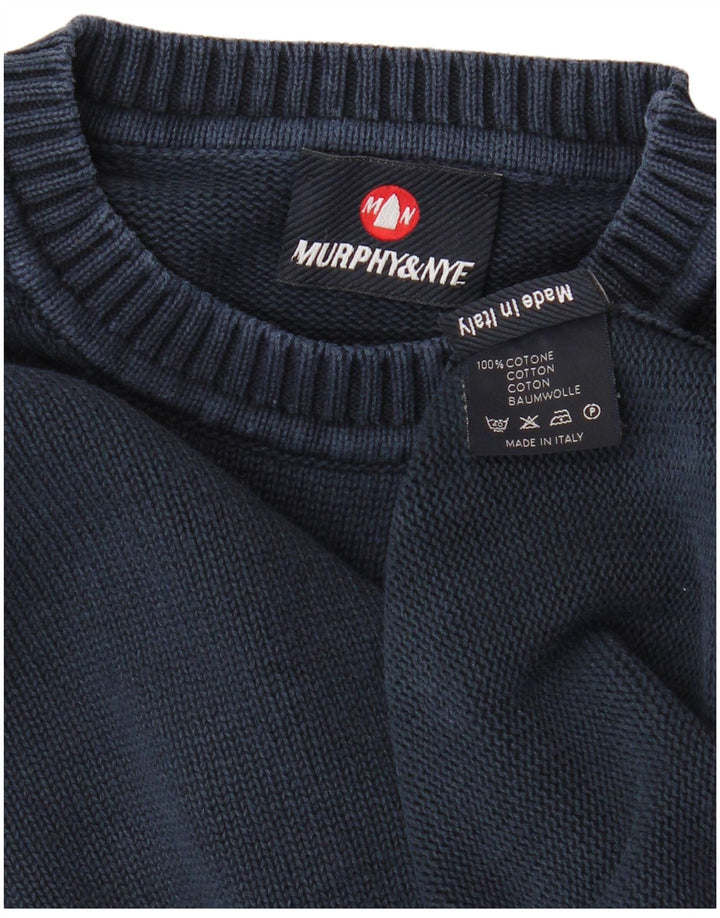 Ανδρικό πουλόβερ MURPHY & NYE Sailmakers Crew Neck Jumper Medium Navy Blue