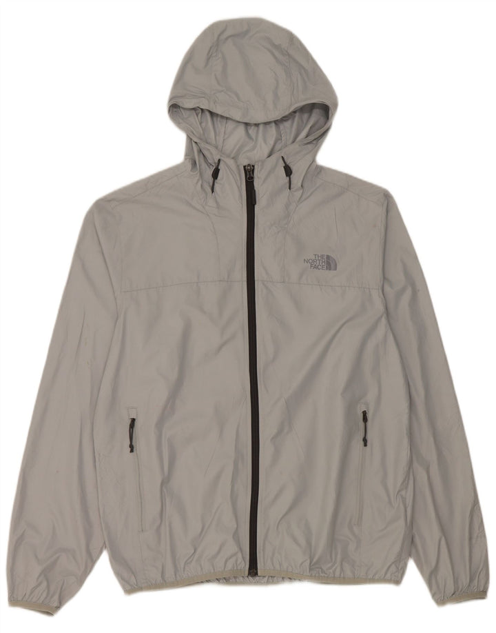 Ανδρικό μπουφάν βροχής με κουκούλα North Face UK 38 Medium Grey Polyester