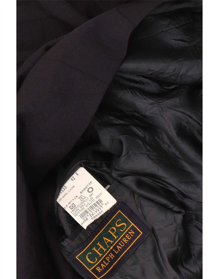 Chaps Ανδρικό Μπλέιζερ Διπλό Μπουφάν Μέγεθος 42 Large Navy Blue