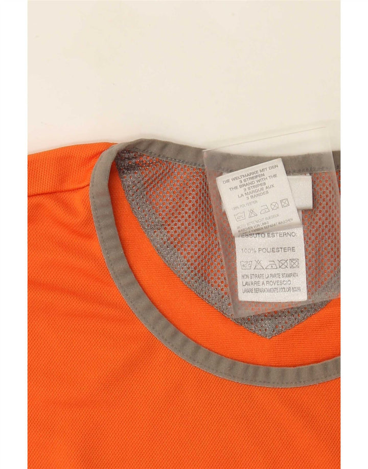Ανδρικό T-Shirt Adidas Top Μικρό Πορτοκαλί Πολυεστέρας