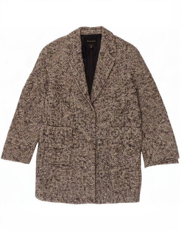 Massimo Dutti Γυναικείο πανωφόρι 3/4 με μανίκια EU 38 Μικρές καφέ φλύκταινες