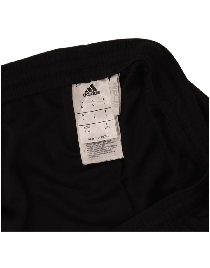 Ανδρικό σορτς Adidas Climalite Sport μεγάλο μαύρο πολυεστέρα
