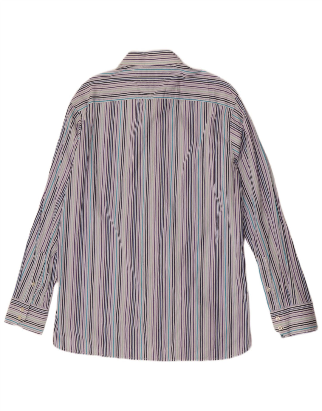 Ανδρικό πουκάμισο Tommy Hilfiger Large Blue ριγέ βαμβακερό
