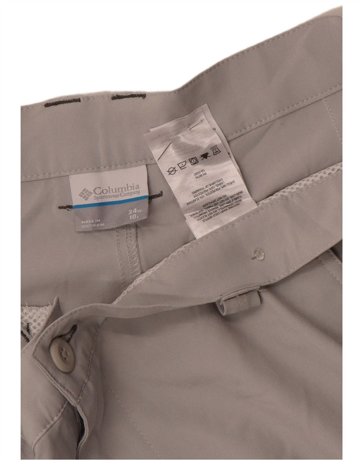 Ανδρικό σορτς Columbia Omni-Shield Cargo W34 Large Grey Polyester