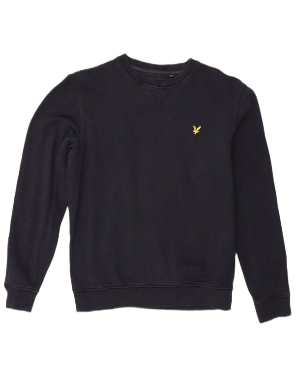 Ανδρικό φούτερ Lyle & Scott Jumper Small Navy Blue Cotton