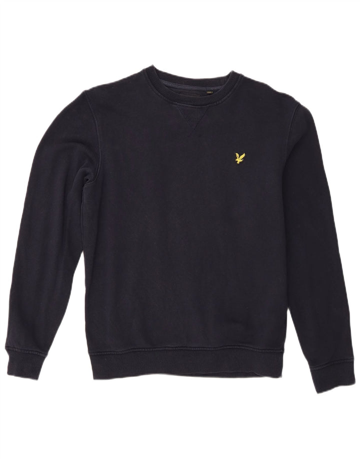 Ανδρικό φούτερ Lyle & Scott Jumper Small Navy Blue Cotton