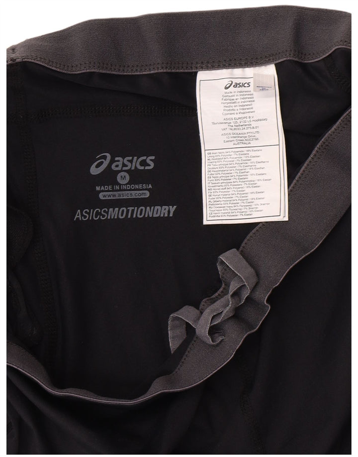 Γυναικεία φόρμα φόρμας Asics Graphic Capri UK 12 Medium Black Polyamide