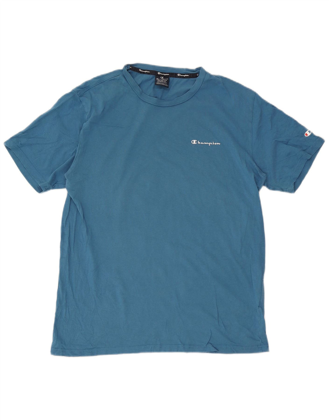 Ανδρικό T-Shirt Champion Top XL Blue Cotton