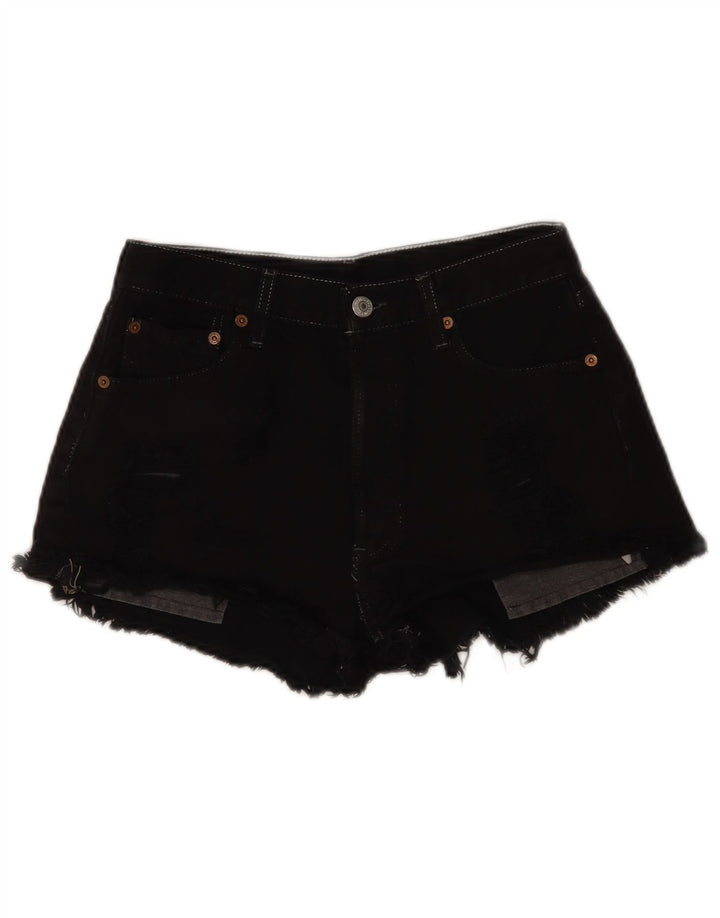 Γυναικείο τζιν σορτς Levi's W28 μεσαίο μαύρο