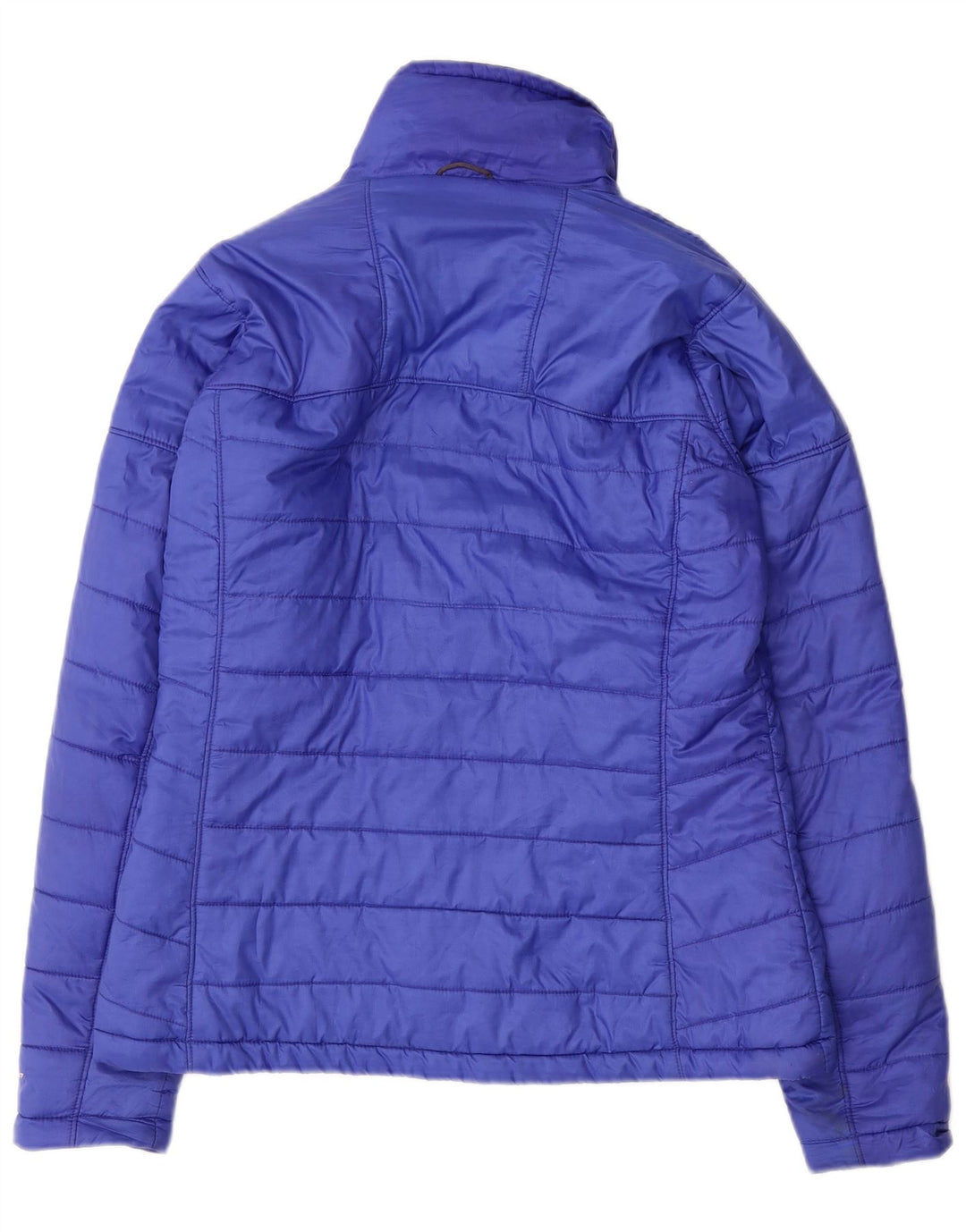 Columbia Womens Interchange Liner Jacket UK 14 Medium Blue Polyester